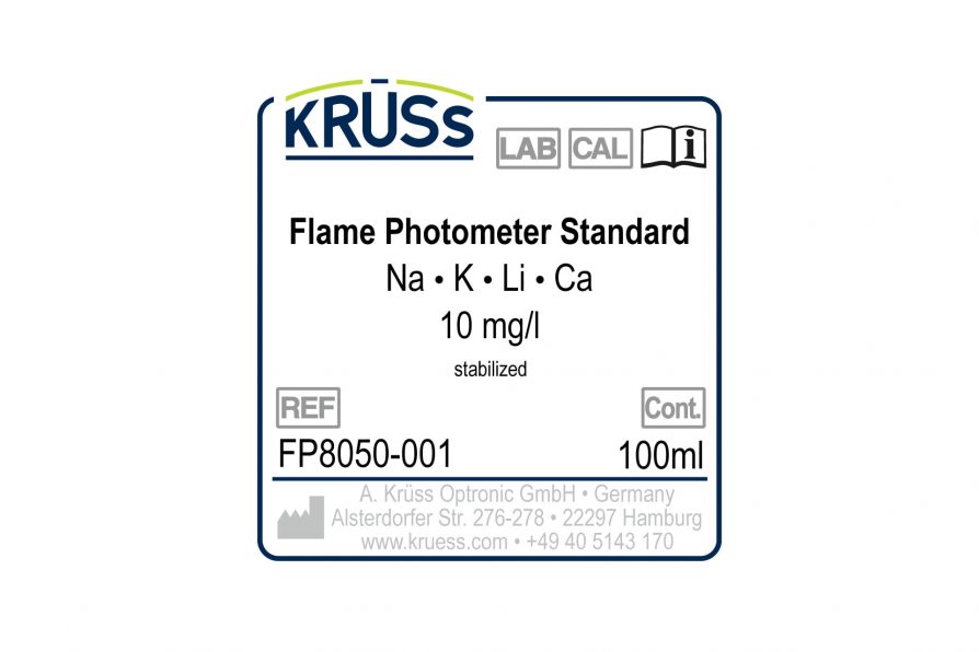 Flame photometer-Calibration-Standard-10mg-Certified-Kruess