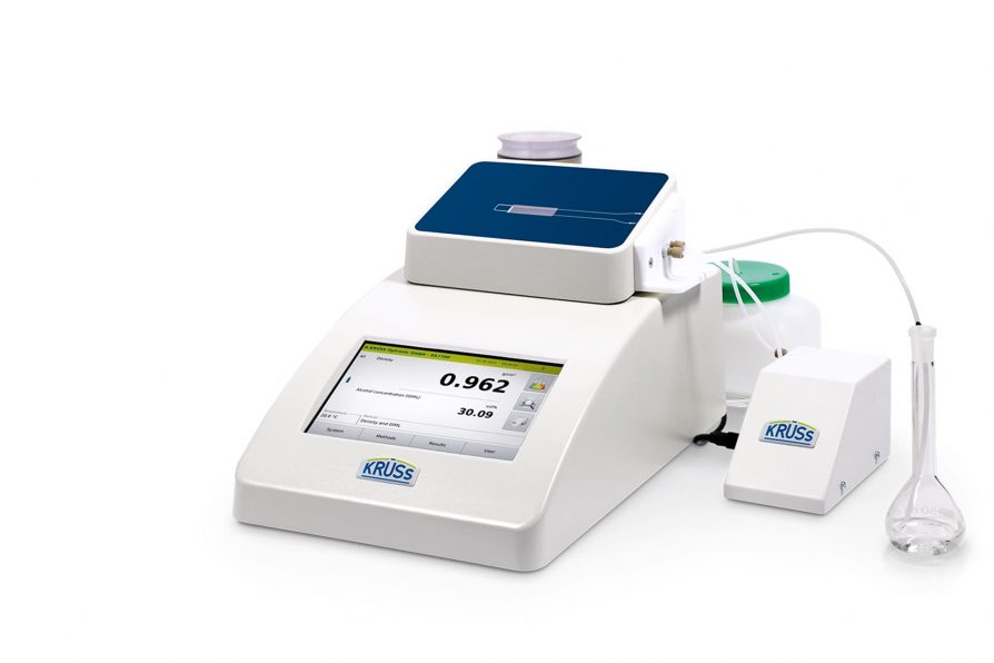 Density meter-U-tube oscillator-pump-semi-automatic-Kruess