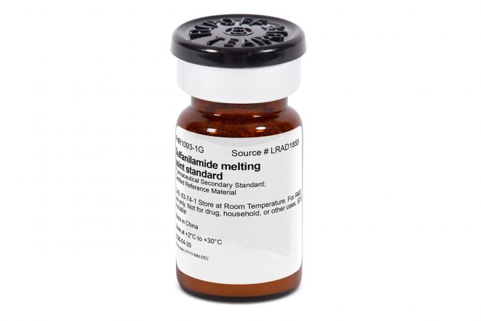 Melting point measurement - sulfanilamide PSS standard calibration