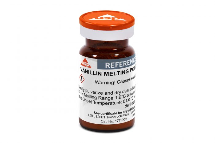 Melting point measurement-Vanillin-USP standard calibration