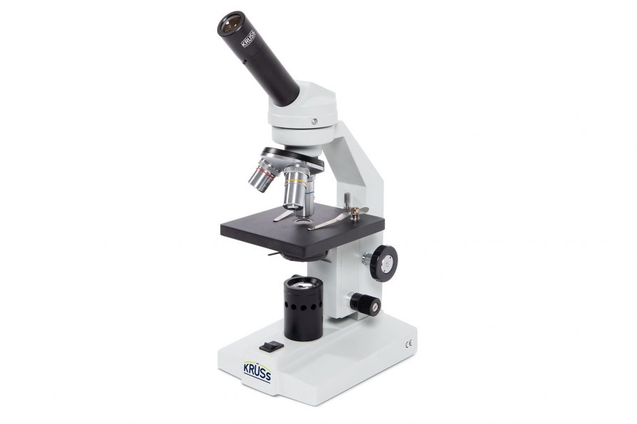 Microscope-monocular-bright-field-Abbe-condenser-Kruess_MML1200